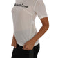 Dolce & Gabbana White Silk ITALIA IS LOVE Blouse T-shirt