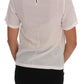 Dolce & Gabbana White Silk ITALIA IS LOVE Blouse T-shirt