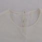 Dolce & Gabbana White Silk ITALIA IS LOVE Blouse T-shirt