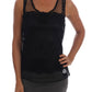 Dolce & Gabbana Black Silk Mesh Floral Lace Top