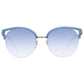 Police Blue Metal & Plastic Sunglasses