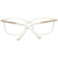 Swarovski White Metal & Plastic Glasses (Frames)