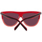 Emilio Pucci Burgundy Plastic Sunglasses