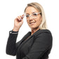 Swarovski White Plastic Glasses (Frames)