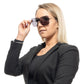 Carolina Herrera Black Metal Sunglasses