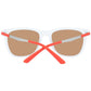 Police Transparent Plastic Sunglasses