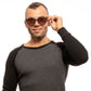BMW Brown Plastic Sunglasses