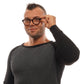 Ermenegildo Zegna Brown Plastic Glasses (Frames)