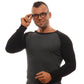Ermenegildo Zegna Black Plastic Glasses (Frames)