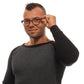 Ermenegildo Zegna Gray Plastic Glasses (Frames)