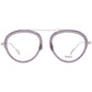 Tod's Purple Metal & Leather Glasses (Frames)