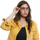 Tod's Purple Metal & Leather Glasses (Frames)