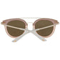 Police Rose Gold Metal & Plastic Sunglasses