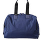 Dolce & Gabbana Blue Nylon Calfskin Hand Shoulder Duffel Bag