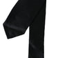 Dolce & Gabbana Black Solid 100% Silk Adjustable Tie