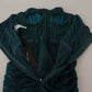 Dolce & Gabbana Turquoise Bustier Bodice Draped Midi Dress