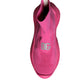 Dolce & Gabbana Pink Logo Print Slip On Socks Sneakers Shoes