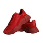 Dolce & Gabbana Red Leather Daymaster Low Top Sneakers Shoes