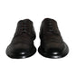 Dolce & Gabbana Black Leather Oxford Wingtip Formal Men Shoes