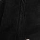 Dolce & Gabbana Black Suede Leather Mid Calf Boots Shoes
