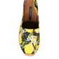Dolce & Gabbana Multicolor Lemon Slip On Espadrilles Shoes