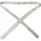 Dolce & Gabbana White Solid 100% Silk Adjustable Tie