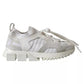 Dolce & Gabbana White Mesh Sorrento Trekking Sneakers Shoes
