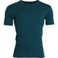 Dolce & Gabbana Blue Green Cotton Round Neck Short Sleeves T-shirt