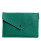 Dolce & Gabbana Green Leather Handbag Clutch Mini Purse Pouch Tablet Case