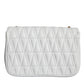Versace White Mini Nappa Leather Crossbody Shoulder Bag