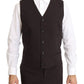 Dolce & Gabbana Bordeaux Wool Stretch Long 3 Piece Suit