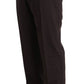 Dolce & Gabbana Bordeaux Wool Stretch Long 3 Piece Suit