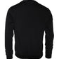 Versace Black Medusa Fleece Cotton Crew Neck Sweatshirt Sweater