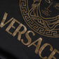 Versace Black Medusa Fleece Cotton Crew Neck Sweatshirt Sweater