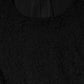Dolce & Gabbana Black Cotton Sheath Knee Length Dress