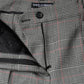 Dolce & Gabbana Gray Plaid Wool Mid Waist Women Tapered Pants