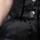 Dolce & Gabbana Black Quilted High Waist Women Boot Cut Pants