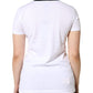 Dolce & Gabbana White Eleganza Print Cotton Short Sleeves T-shirt