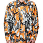 Dolce & Gabbana Multicolor Camouflage Cotton Denim Collared Jacket