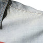 John Galliano Light Blue Printed Cotton Denim Long Sleeves Shirt