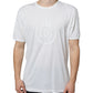 Dolce & Gabbana White Logo Embossed Cotton Crewneck T-shirt