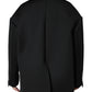 Dolce & Gabbana Black Polyester Double Breasted Coat Jacket