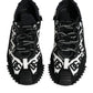 Dolce & Gabbana Black Logo Lace Up Low Top NS1 Sneakers Shoes