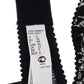 Dolce & Gabbana Black Silk White Lace Stretch Underwear Bra