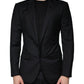 Dolce & Gabbana Black MARTINI Bee Single Breasted Blazer