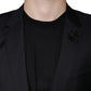 Dolce & Gabbana Black MARTINI Bee Single Breasted Blazer