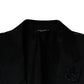Dolce & Gabbana Black MARTINI Bee Single Breasted Blazer