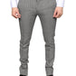 Dolce & Gabbana Gray Check Tartan Wool Skinny Pants