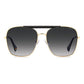 Polaroid Black Metal Sunglasses