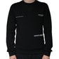Dolce & Gabbana Black Logo Print CrewNeck Sweatshirt Sweater